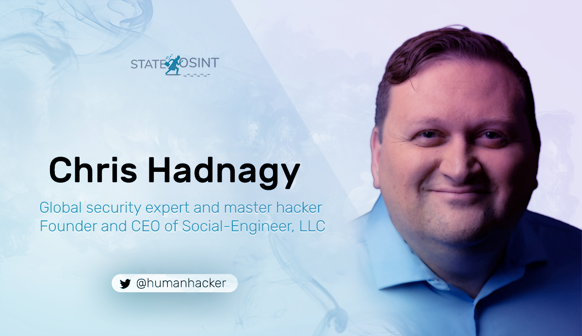 Christopher hadnagy | STATE of OSINT